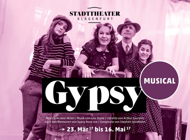Klagenfurt, Stadttheater Klagenfurt, Premiere Musical Gypsy, 23.03.2017