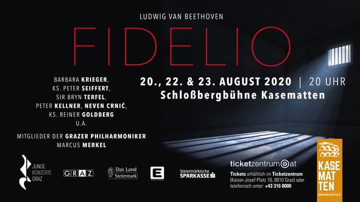Graz, Schloßbergbühne Kasematten, Fidelio - Opernspektakel, 20., 22. 23.08. 2020