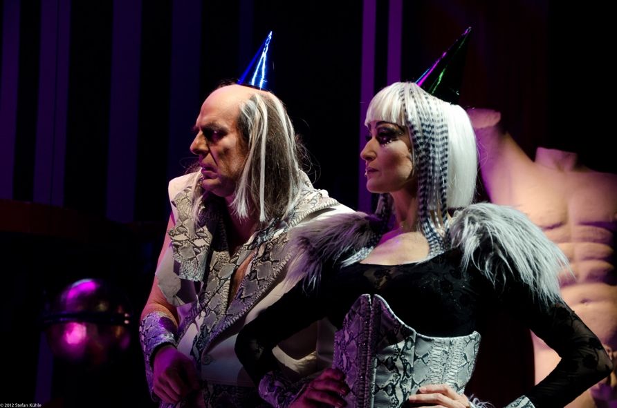  Theater Hagen / Rocky Horror Show, Guildo Horn (Riff Raff), Marilyn Bennett (Magenta) © Kühle