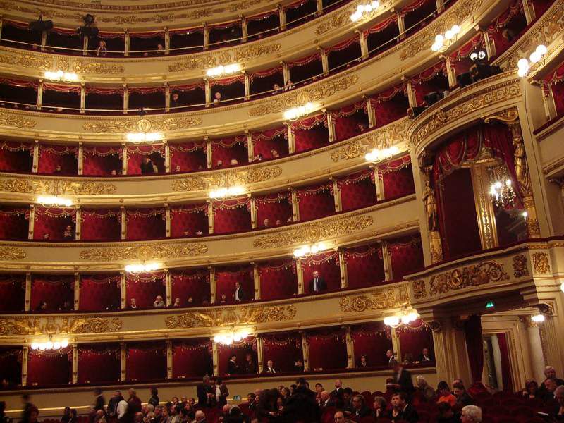 Teatro alla Scala Zuschauerraum © Stefan Neudeck