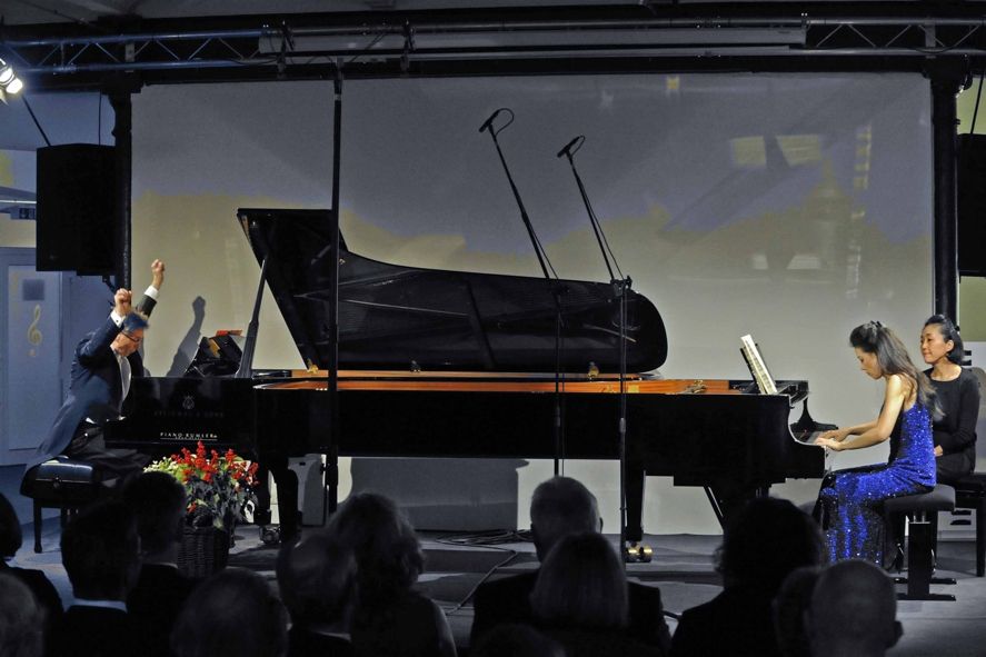 Klavierfestival Ruhr 2013 / Ya-Fei Chuang und Robert Levin spielten im Ibach-Haus in Schwelm Paraphrasen über Themen von Richard Wagner © KFR/Frank Mohn