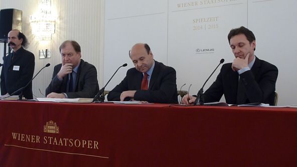Wiener Staatsoper / vlnr: Platzer, Meyer, Legris 2014 © IOCO