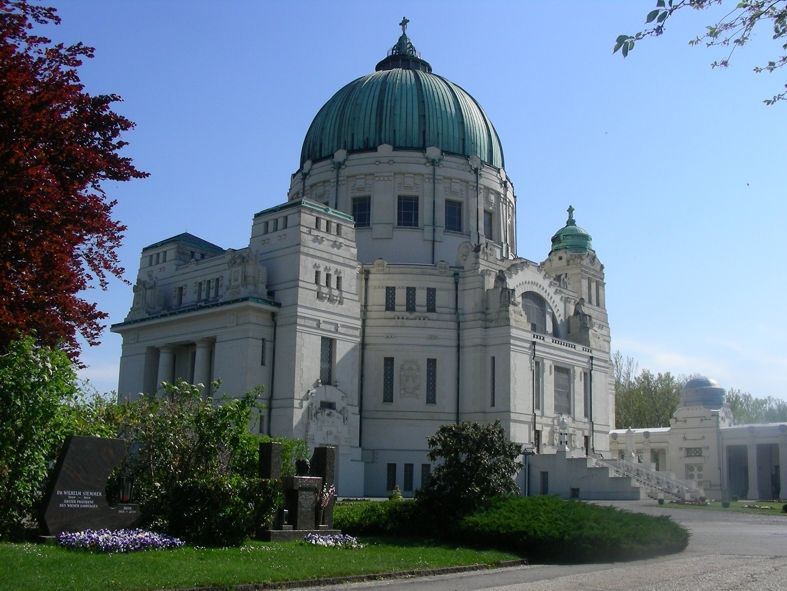 Wien / Zentralfriedhof Borromäus Kirche © IOCO