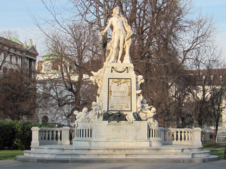 Wien / Mozart - Denkmal © IOCO