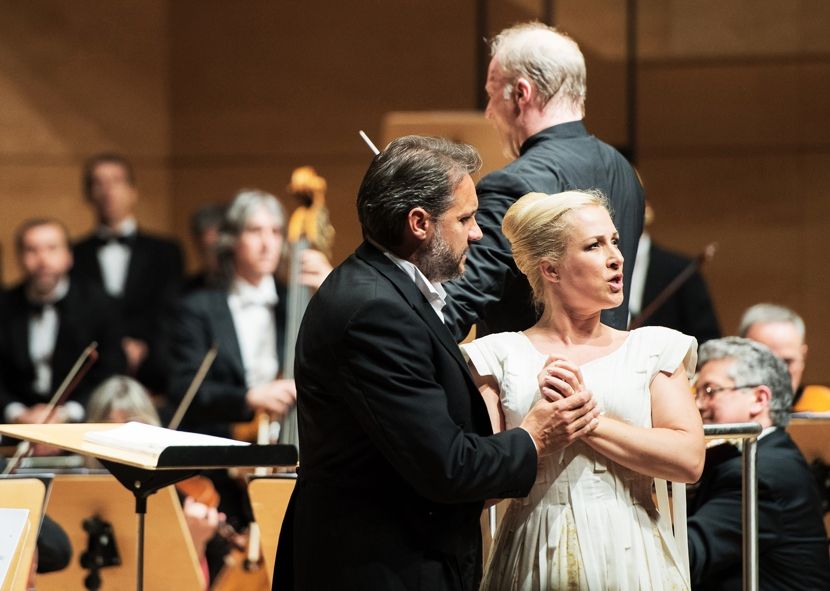 Philharmonie Essen / Diana Damrau mit Mann Nicolas Testé © Saad Hamza