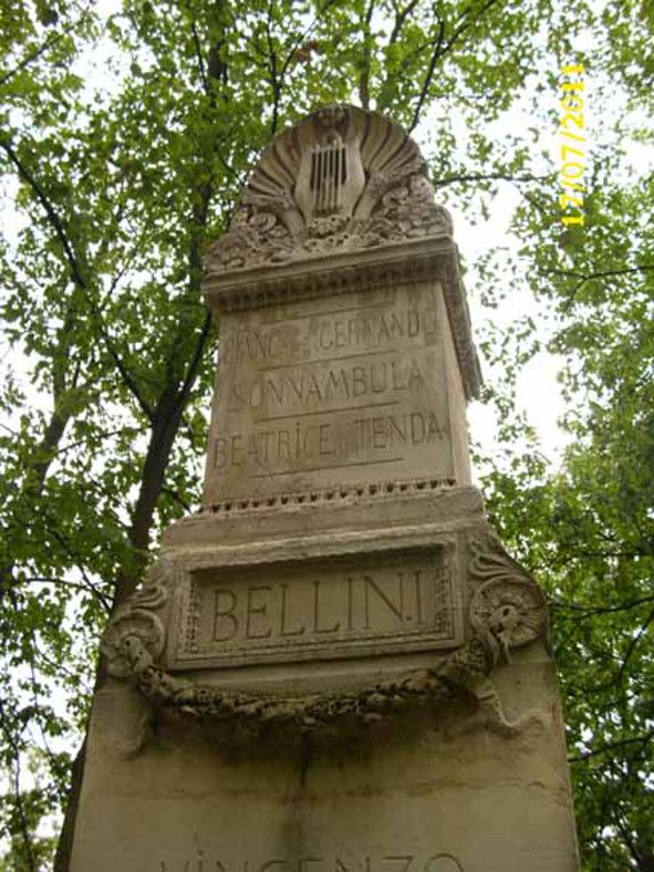 Paris / Grabstätte Vincenco Bellini © IOCO Paris / Grabstätte Vincenco Bellini © IOCO
