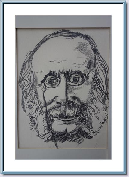  Jacques Offenbach Zeichnung © Albrecht Schneider