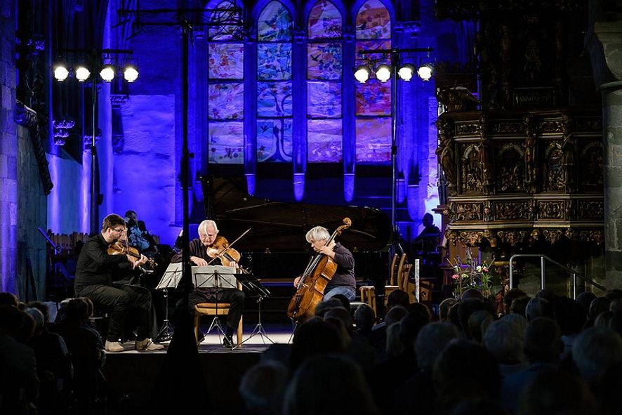 Stavanger Kammermusikfestival / Christian Ihle Hadland (Piano) Jan Bjøranger (Violine) Lars Anders Tomter (Viola) Clemens Hagen (Cello) © Peter Adamik / ICMF