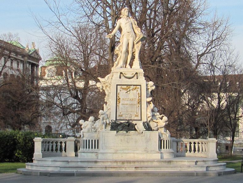  Mozart Denkmal in Wien © IOCO