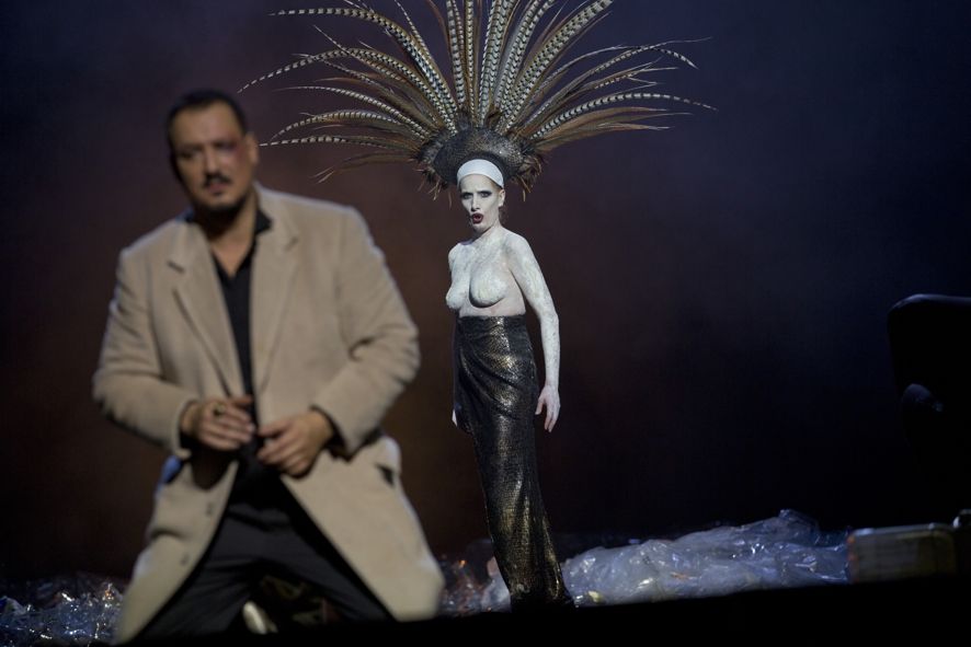 Staatstheater Nürnberg / Das Rheingold - Randall Jakobsh und Leila Pfister © Ludwig Olah Staatstheater Nürnberg / Das Rheingold - Randall Jakobsh und Leila Pfister © Ludwig Olah