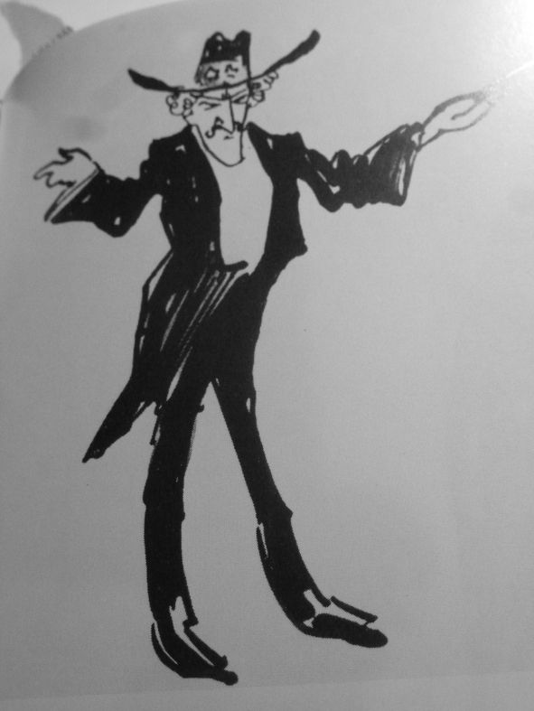 Arturo Toscanini Karikatur um 1905