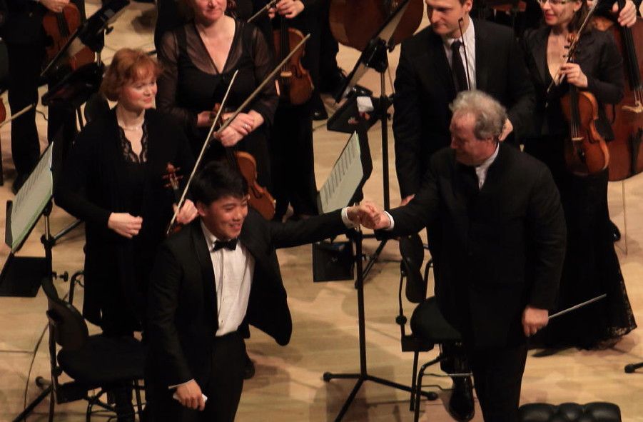 Elbphilharmonie Hamburg / Georg Li und Manfred Honeck © Patrik Klein