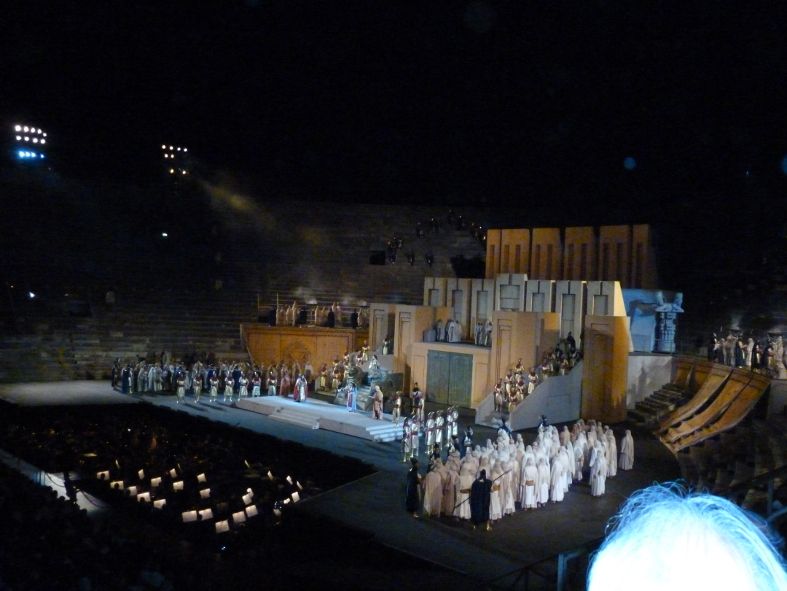 Arena di Verona / AIDA - Die phantastische Inszenierung 1995 von Franco Zeffirelli geschaffen © IOCO
