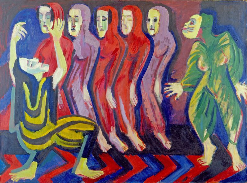  Ernst Ludwig Kirchner: Der Totentanz der Mary Wigman © Galerie Henze &amp; Ketterer,