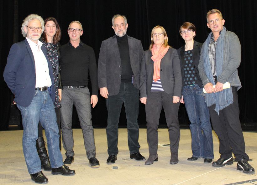 Theater Münster / Leitung : Dr. Ulrich Peters, Julia Dina Heße, Frank Behnke, Golo Berg, Rita Feldmann, Susanne Ablaß, Hans Henning Paar © Hanns Butterhof