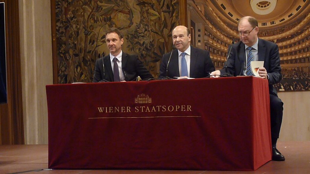  Wiener Staatsoper / Die Führung der Wiener Staatsoper: Legris - Meyer - Platzer © IOCO