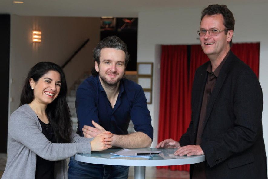 IOCO Interview / Aloisia Dauer, Sergiu Saplacan, Patrik Klein rechts © Patrik Klein