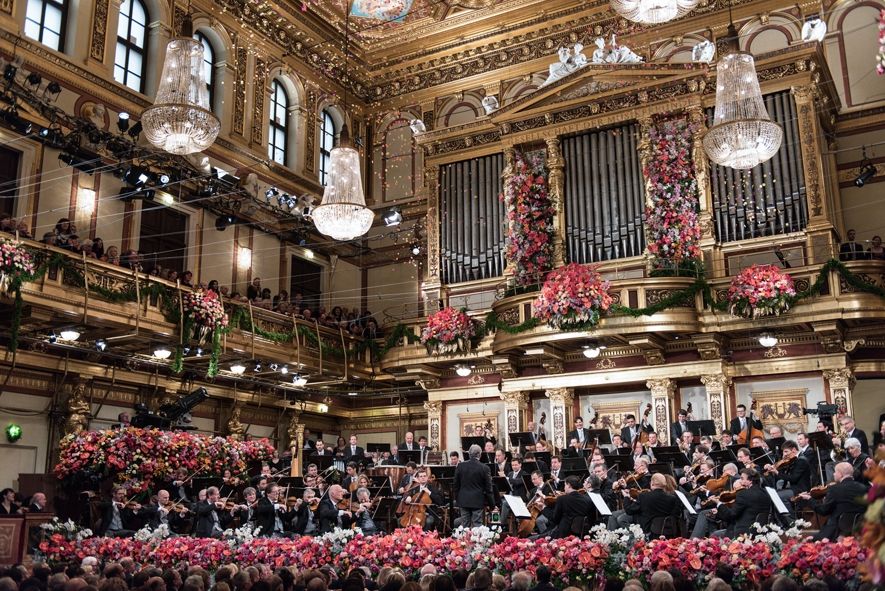 Festspielhaus Baden-Baden / Wiener Philharmoniker bei Neujahrskonzert © Terry Linke 