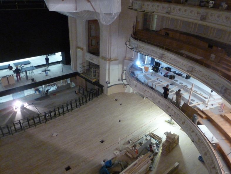 Staatsoper Unter den Linden / Sanierung - Blick vom vierten Rang © IOCO