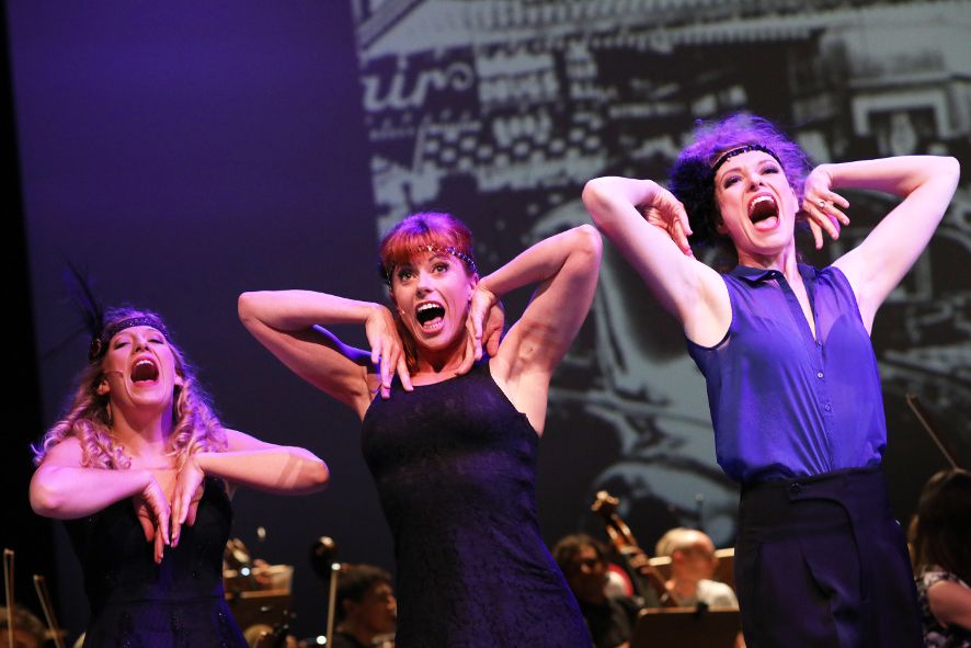 Landestheater Linz / Musical On the town - Ruth Fuchs, Lynsey Thurgar, Anais Lueken © Reinhard Winkler