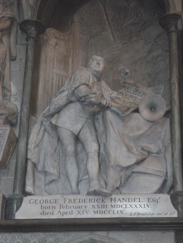 Georg Frierich Händel Grabstätte in Westminter Abbey London © IOCO