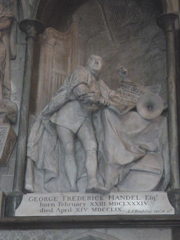 Georg Friedrich Händel Grab in Westminster Abbey © IOCO