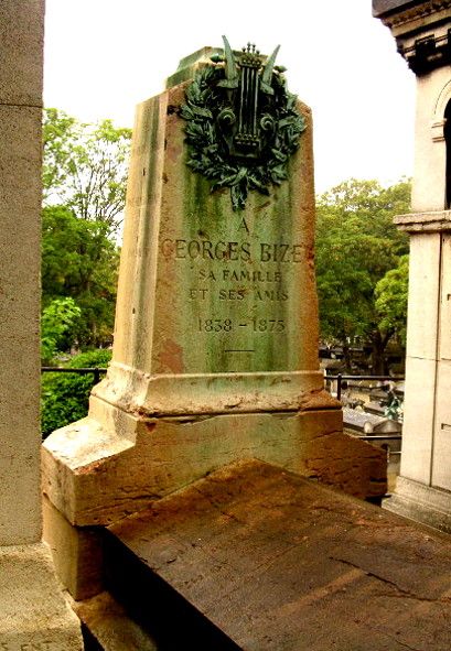 Die Grabstätte von Georges Bizet in Paris © IOCO