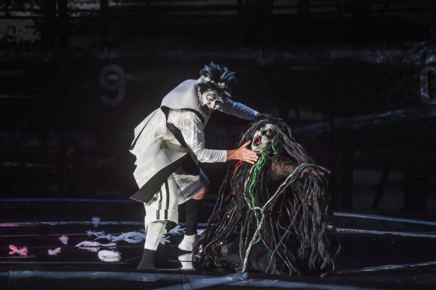  Hamburgische Staatsoper / Parsifal_ Parsifal - Andreas Schager, Kundry - Claudia Mahnke © Hans Jörg Michel