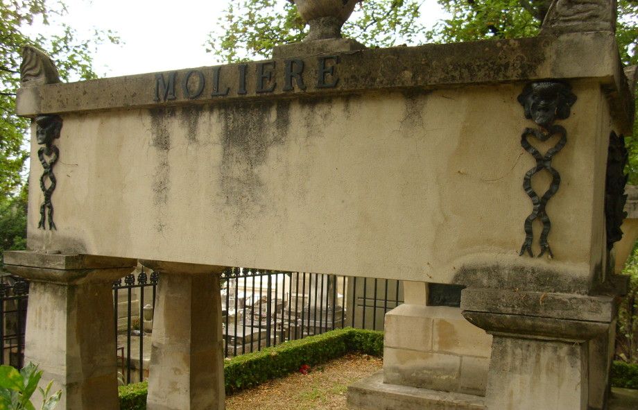 Grabstätte von Jean-Baptiste Molière in Paris - Leider etwas verlottert © IOCO