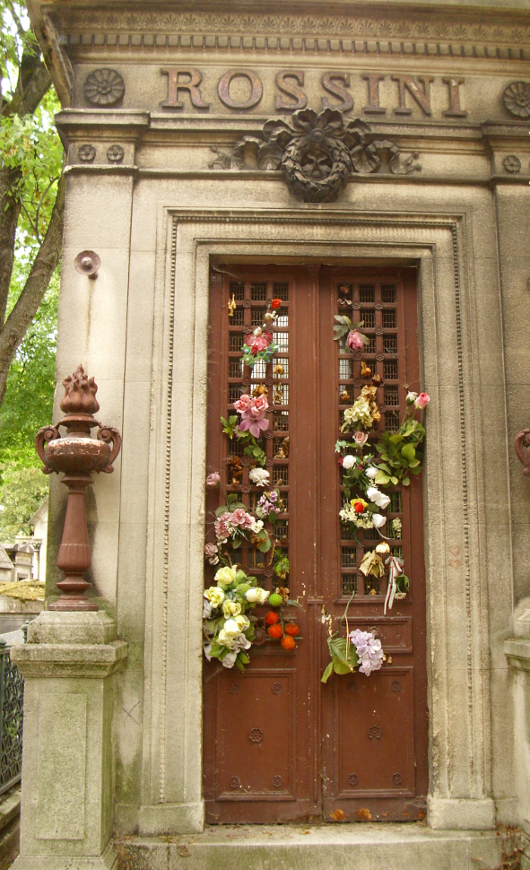 Grabstätte von Gioacchino Rossini in Paris © IOCO