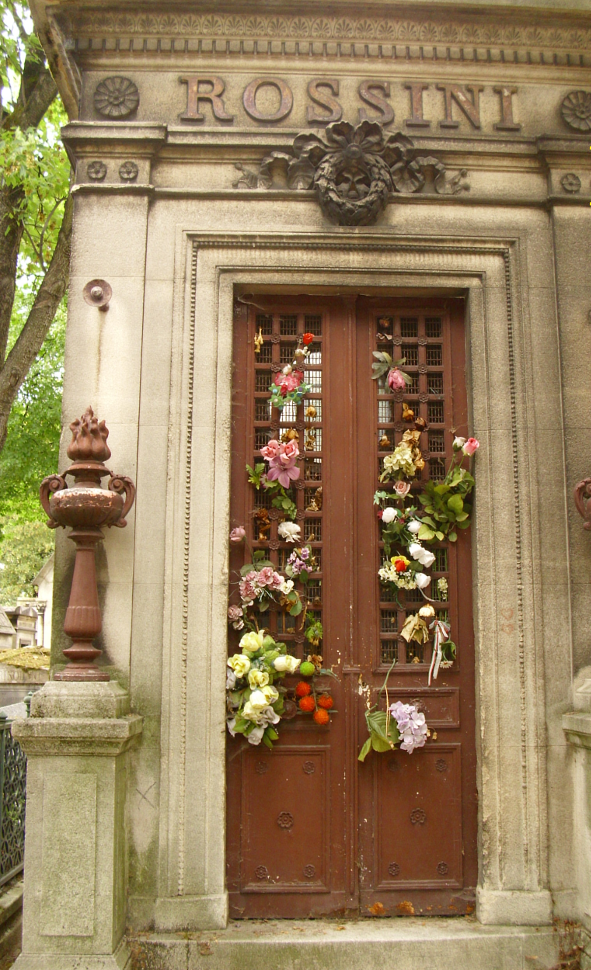 Grabstätte von Gioacchino Rossini in Paris © IOCO Grabstätte von Gioacchino Rossini in Paris © IOCO