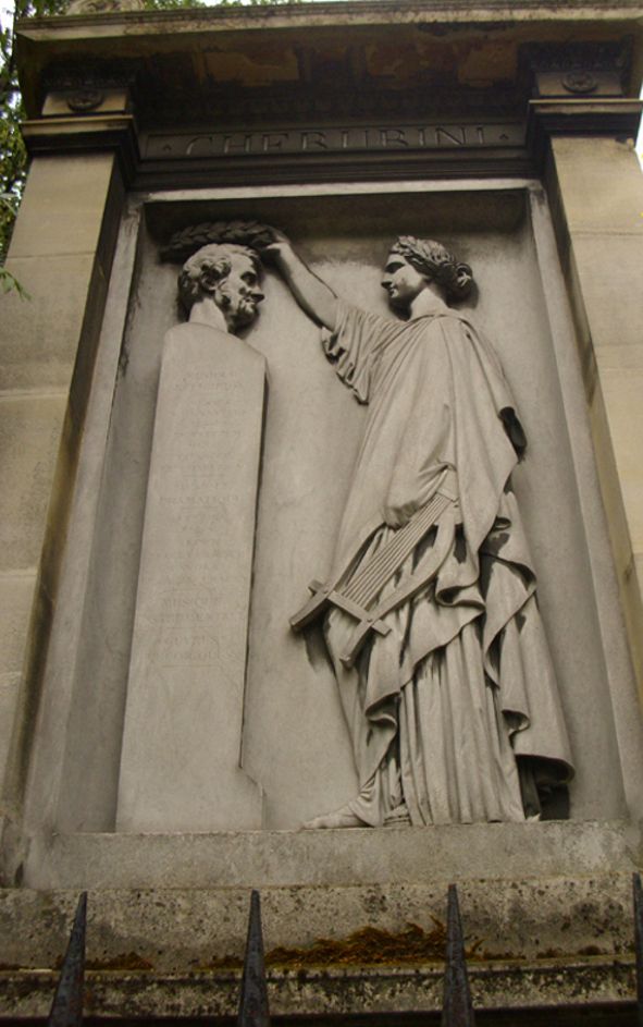 Grabstätte von Luigi Cherubini in Paris © IOCO
