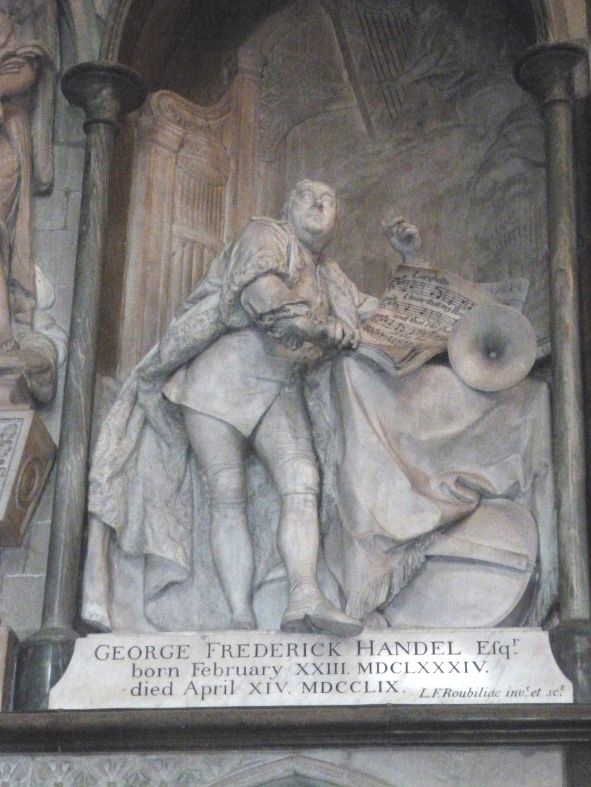Grabstätte Georg Friedrich Händel in Westminster Abbey © IOCO