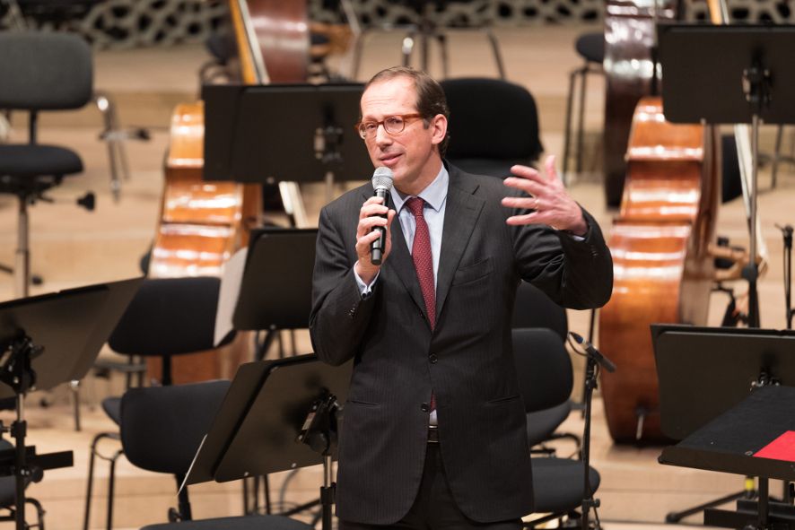 Elbphilharmonie Hamburg / hier Intendant Christoph Lieben-Seutter © Danie Dittus