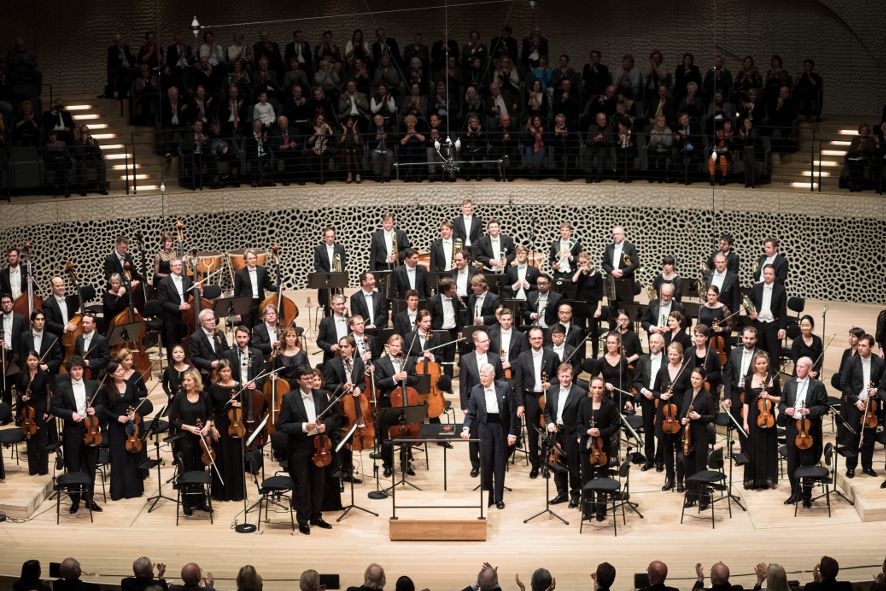 Elbphilharmonie Hamburg / NDR Elbphilharmonie Orchester Hamburg / hier mit Herbert Blomstedt und &quot;Sinfonien der Krise&quot; © Daniel Dittus