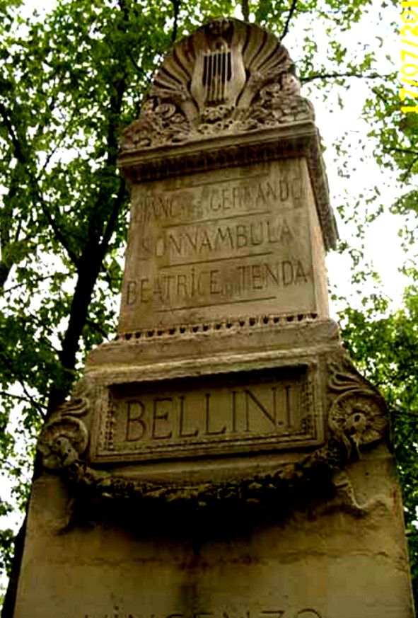 Grabstätte von Vincenco Bellini in Paris © IOCO