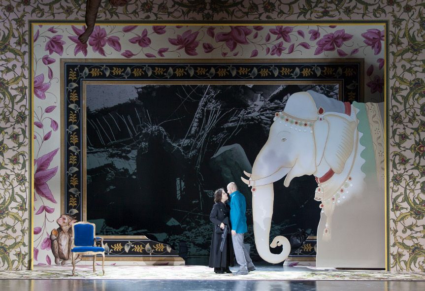 Oldenburgisches Staatstheater / Siroe von Johann Adolph Hasse - hier Hagar Sharvit als Emira und Nicholas Tamagna als Siroe © Stephan Walzl