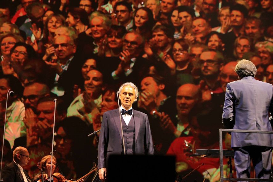 Andrea Bocelli in der Olympiahalle München © Global Event &amp;amp; Entertainment