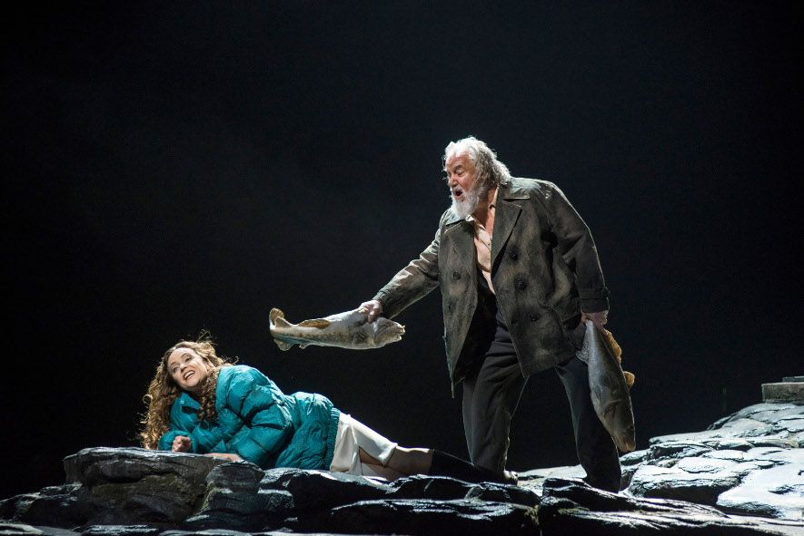 Deutsche Oper Berlin / Lady Macbeth von Mzensk- hier: Katerina und der Schäbige © Marcus Lieberenz