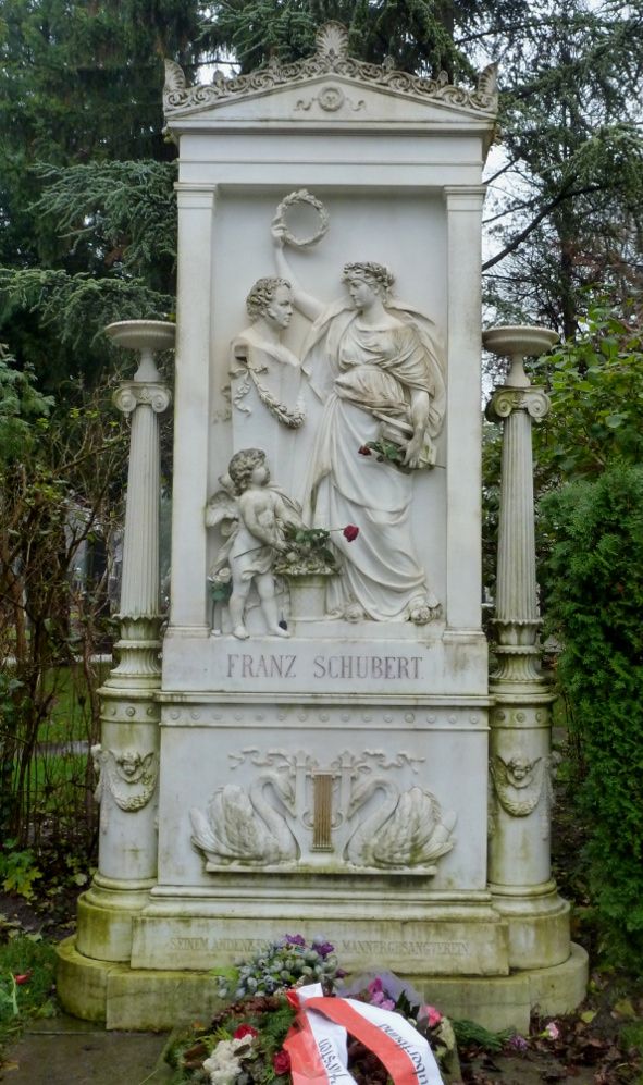 Franz Schubert Grabstätte in Wien © IOCO