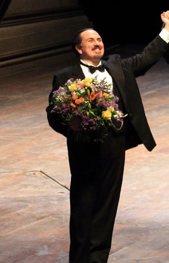 Hamburger Staatsoper / Tosca hier Applausfoto mit Franco Vasallo © Patrik Klein