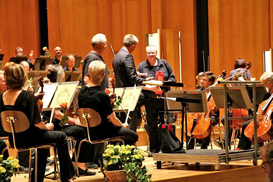  Das NWD Orchester bereitet sich vor © Wilfried Brokmeier
