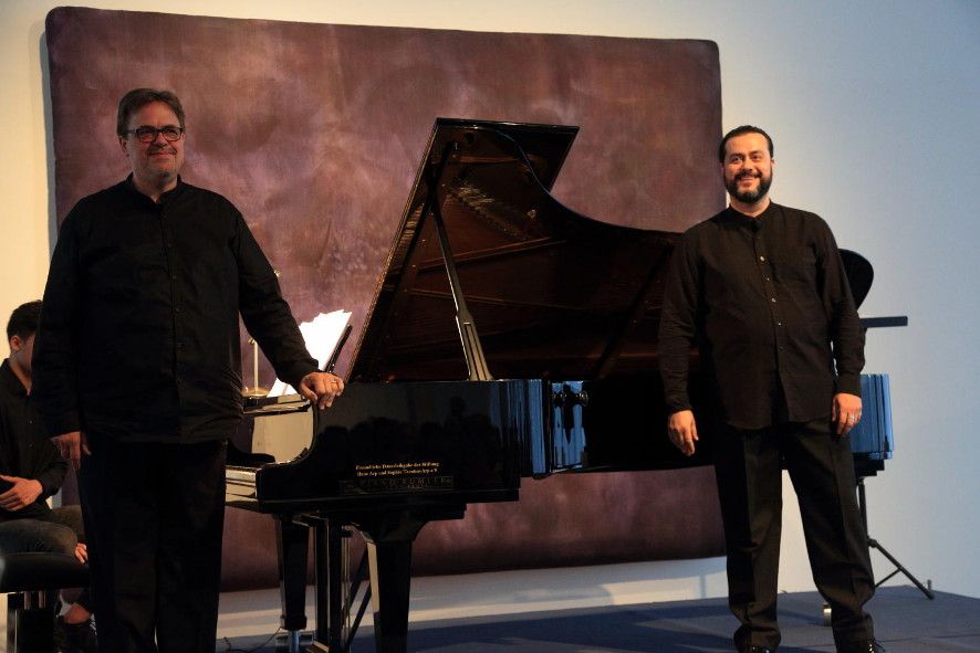 Pianist Peter Bortfeldt und Aris Argiris © Patrik Klein