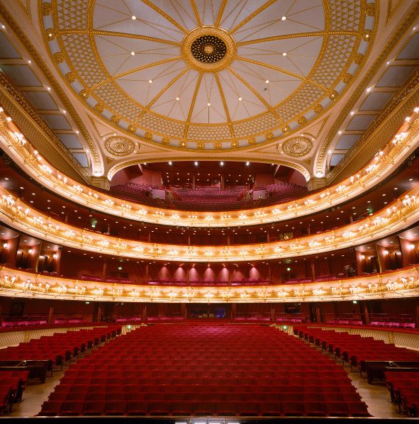 Royal Opera House London/ Besucherraum - Auditorium © Rob Moore / ROH