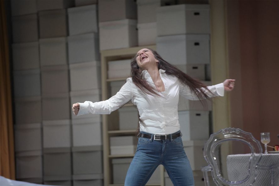 Aalto-Theater Essen / Salome - hier : Annemarie Kremer als Salome © Martin Kaufhold