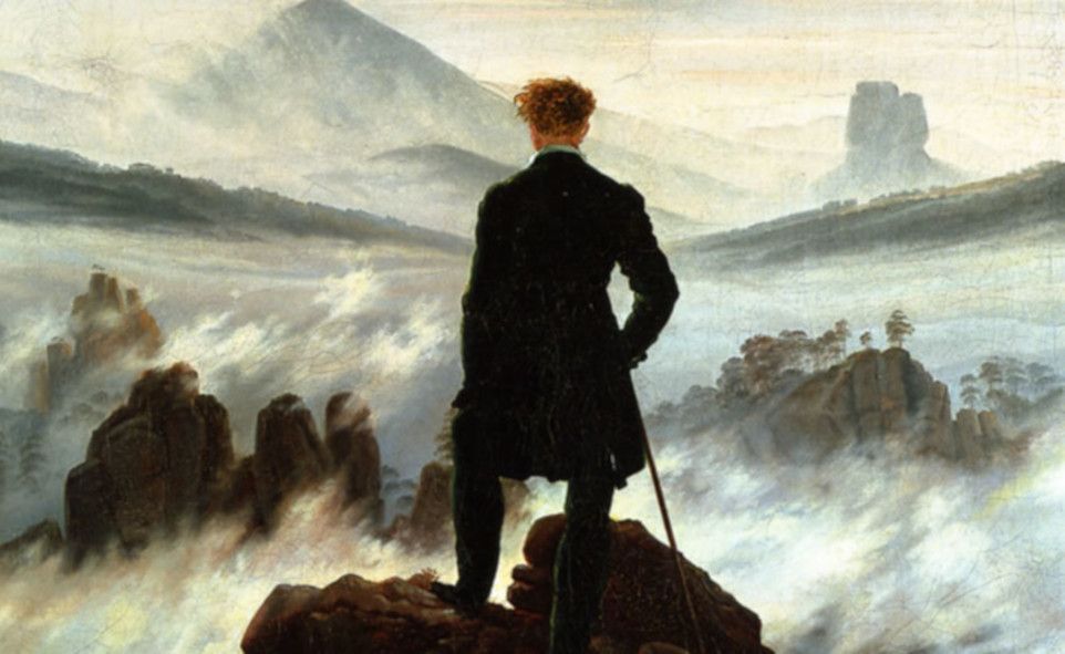 Gemälde - Der Wanderer über dem Nebelmeer - Caspar David Friedrich