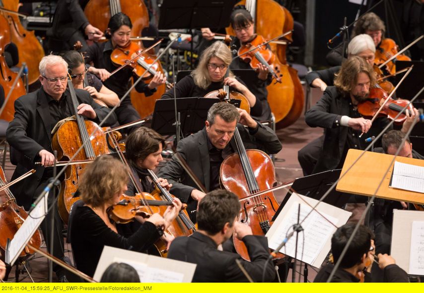  Das SWR Symphonieorchester, hier bei den &quot;Donaueschinger Musiktagen&quot; 2016.&lt;br /&gt; © SWR/Ralf Brunner