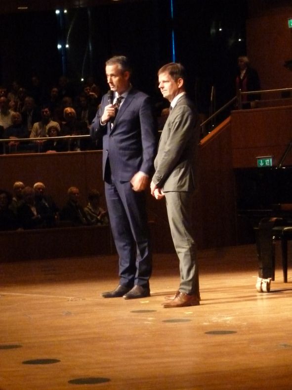 Tonhalle Düsseldorf / Intendant Michael Becker und Igor Levit © IOCO