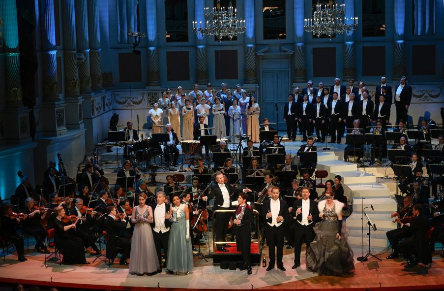Staatskapelle Dresden / Silvesterkonzert 2018 - hier :  Ensemble und Orchester © Matthias Creutziger