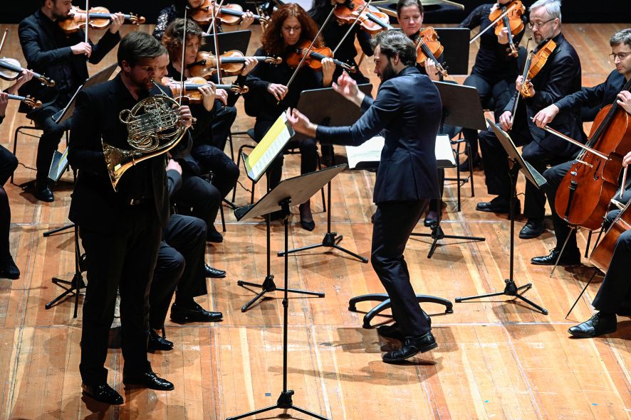 Festspielhaus Hellerau / Peter Eoetvoes  - Zum 75. Geburtstag hier Kammerorchester der Sächsischen Staatskapelle © Matthias Creutziger